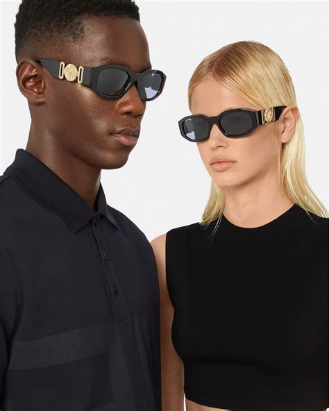 versace black sunglasses with 3 medusas|versace medusa sunglasses for sale.